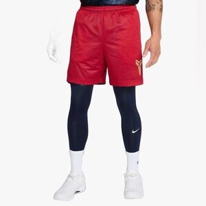 Nike Kobe Halo Reversible Basketball Shorts Mens Size 3XL Blue Red Snakeskin